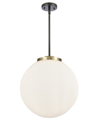 Franklin Restoration Three Light Pendant in Black Antique Brass (405|2213SBABG20116)