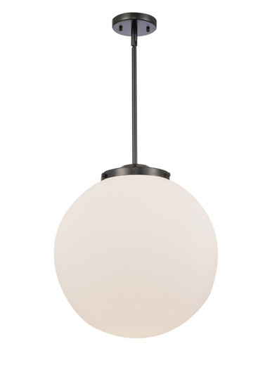 Franklin Restoration LED Pendant in Matte Black (405|2211SBKG20116LED)