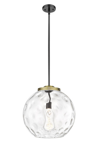 Essex One Light Pendant in Black Antique Brass (405|2211SBABG121516)