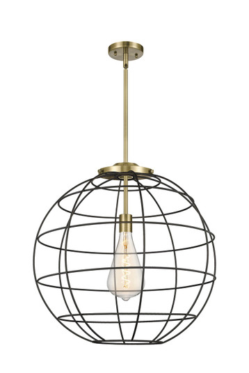 Essex One Light Pendant in Antique Brass (405|2211SABCE22BK)