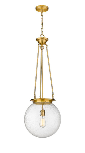 Essex One Light Pendant in Satin Gold (405|2211PSGG20414)
