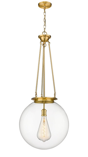 Essex One Light Pendant in Satin Gold (405|2211PSGG20218)