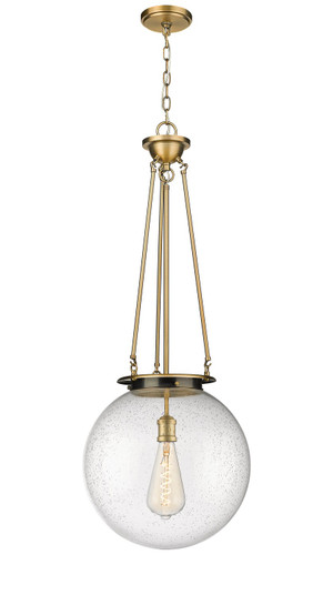 Essex One Light Pendant in Brushed Brass (405|2211PBBG20416)