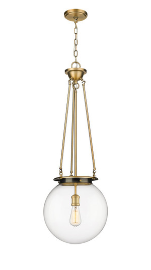 Essex One Light Pendant in Brushed Brass (405|2211PBBG20214)