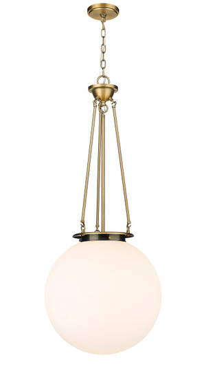 Essex One Light Pendant in Brushed Brass (405|2211PBBG20118)
