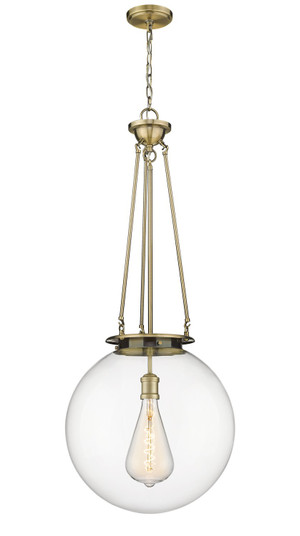 Essex One Light Pendant in Antique Brass (405|2211PABG20218) Essex One Light Pendant in Antique Brass (405|2211PABG20218)