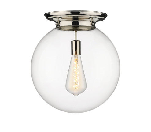 Essex One Light Flush Mount in Polished Nickel (405|2211FPNG20216)
