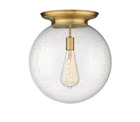 Essex One Light Flush Mount in Brushed Brass (405|2211FBBG20416)