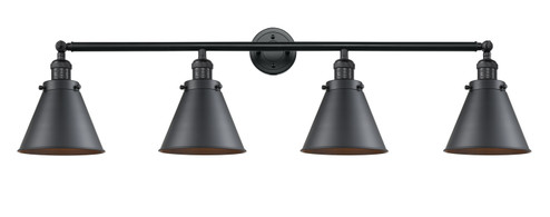 Franklin Restoration Four Light Bath Vanity in Matte Black (405|215BKM13BK)