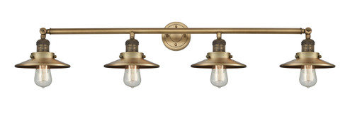 Franklin Restoration Four Light Bath Vanity in Brushed Brass (405|215BBM4)