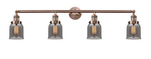 Franklin Restoration Four Light Bath Vanity in Antique Copper (405|215ACG53)