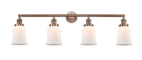 Franklin Restoration Four Light Bath Vanity in Antique Copper (405|215ACG181)