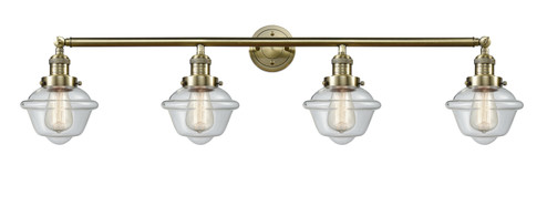 Franklin Restoration Four Light Bath Vanity in Antique Brass (405|215ABG532)