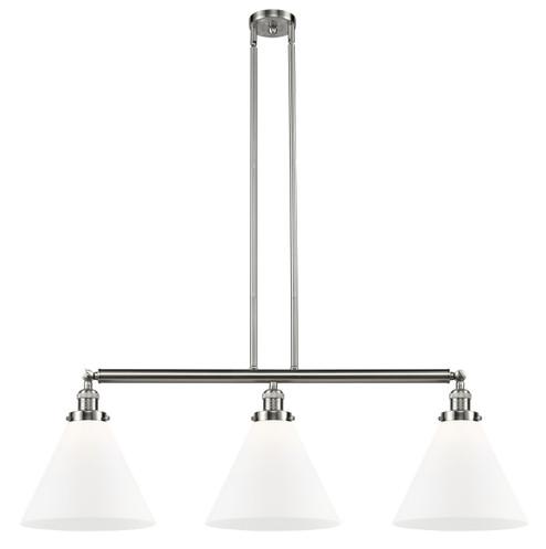 Franklin Restoration LED Island Pendant in Brushed Satin Nickel (405|213SNG41LLED)