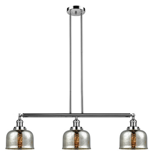 Franklin Restoration Three Light Island Pendant in Polished Nickel (405|213PNG78)
