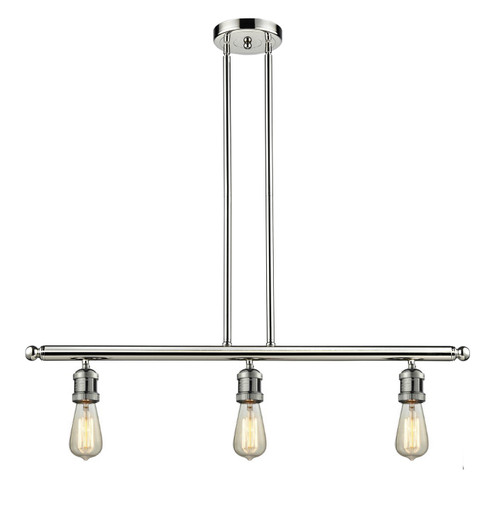 Franklin Restoration Three Light Island Pendant in Polished Nickel (405|213PN)