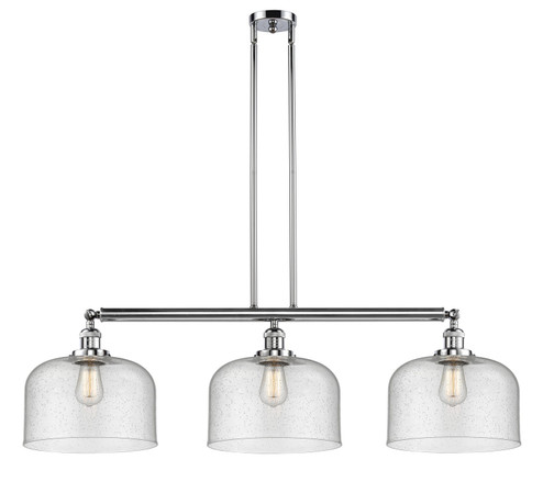 Franklin Restoration Three Light Island Pendant in Polished Chrome (405|213PCG74L)