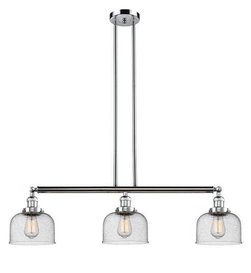 Franklin Restoration Three Light Island Pendant in Polished Chrome (405|213PCG74)