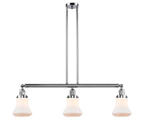 Franklin Restoration Three Light Island Pendant in Polished Chrome (405|213PCG191)