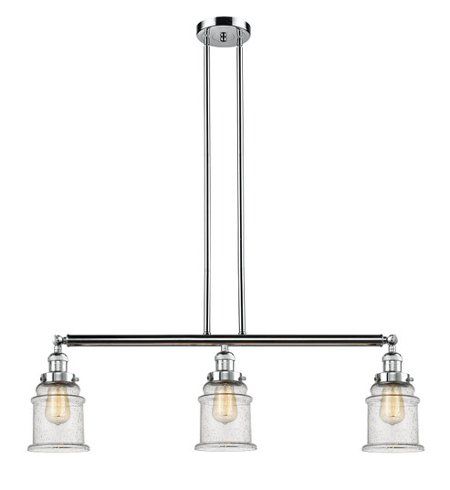 Franklin Restoration LED Island Pendant in Polished Chrome (405|213PCG184LED)