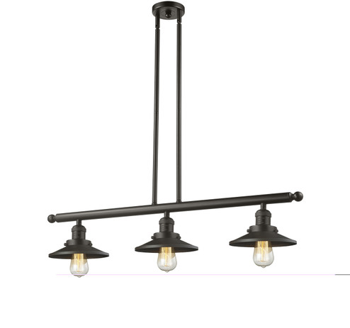 Franklin Restoration LED Island Pendant in Oil Rubbed Bronze (405|213OBM5LED)