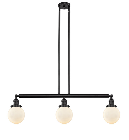 Franklin Restoration Three Light Island Pendant in Oil Rubbed Bronze (405|213OBG2016)