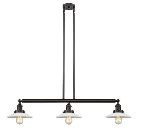 Franklin Restoration LED Island Pendant in Oil Rubbed Bronze (405|213OBG1LED)