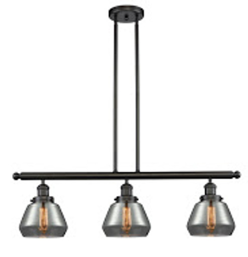 Franklin Restoration Three Light Island Pendant in Oil Rubbed Bronze (405|213OBG173)