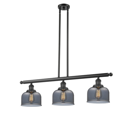 Franklin Restoration LED Island Pendant in Matte Black (405|213BKG73LED)