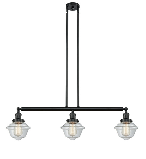 Franklin Restoration LED Island Pendant in Matte Black (405|213BKG532LED)