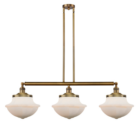 Franklin Restoration LED Island Pendant in Brushed Brass (405|213BBG541LED)