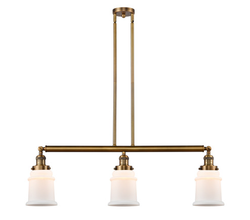 Franklin Restoration LED Island Pendant in Brushed Brass (405|213BBG181LED)