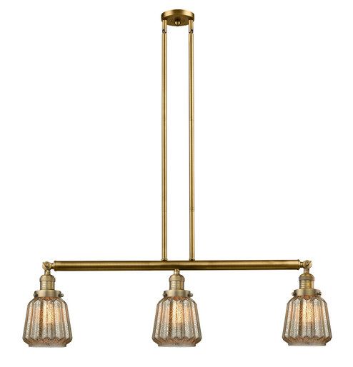 Franklin Restoration LED Island Pendant in Brushed Brass (405|213BBG146LED)
