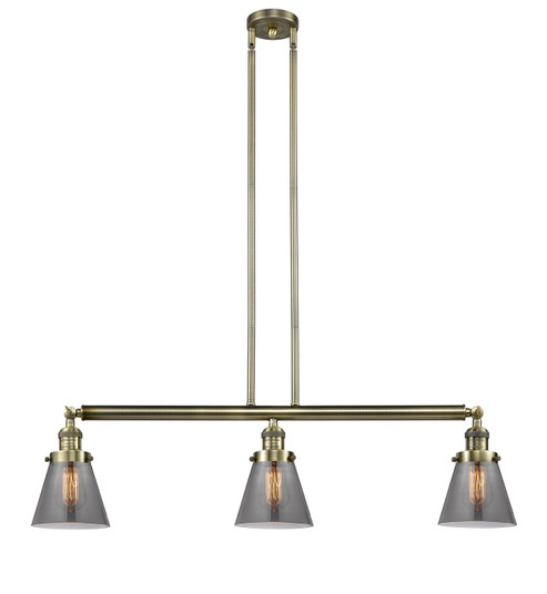 Franklin Restoration LED Island Pendant in Antique Brass (405|213ABG63LED)
