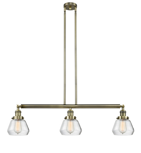 Franklin Restoration LED Island Pendant in Antique Brass (405|213ABG172LED)