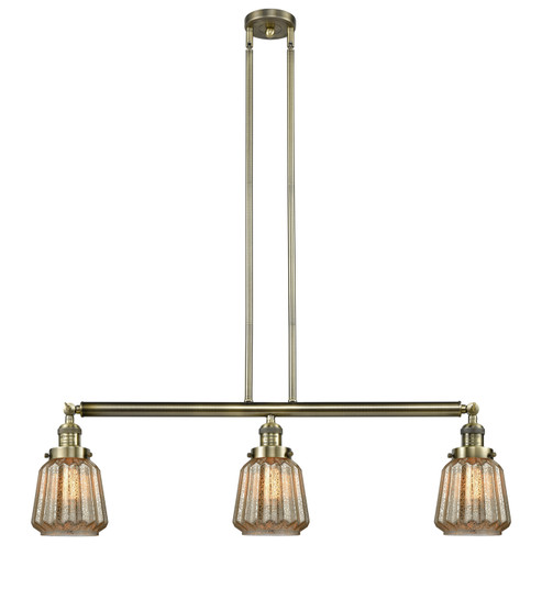 Franklin Restoration LED Island Pendant in Antique Brass (405|213ABG146LED)