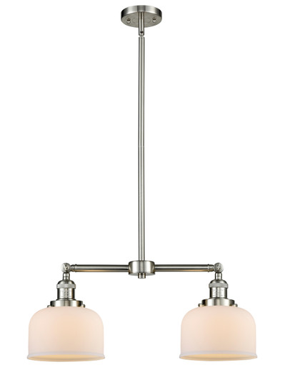 Franklin Restoration LED Island Pendant in Brushed Satin Nickel (405|209SNG71LED)