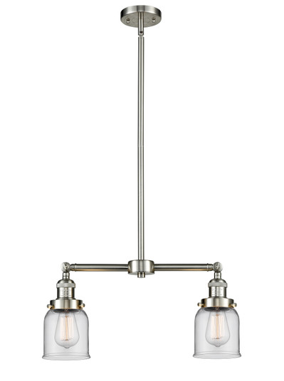 Franklin Restoration Two Light Island Pendant in Brushed Satin Nickel (405|209SNG52)