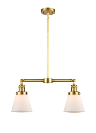 Franklin Restoration LED Island Pendant in Satin Gold (405|209SGG61LED)