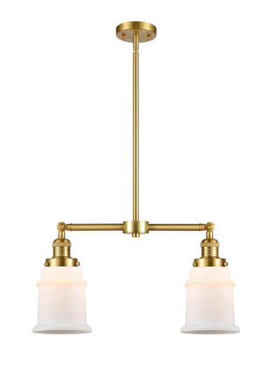 Franklin Restoration LED Island Pendant in Satin Gold (405|209SGG181LED)