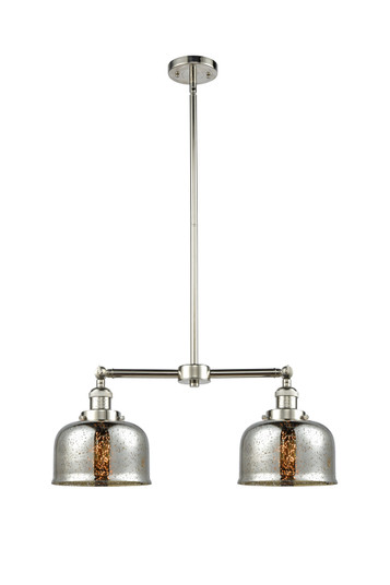 Franklin Restoration Two Light Island Pendant in Polished Nickel (405|209PNG78)