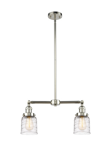 Franklin Restoration Two Light Island Pendant in Polished Nickel (405|209PNG513)