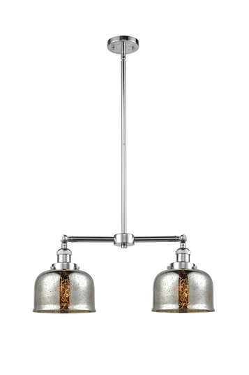 Franklin Restoration Two Light Island Pendant in Polished Chrome (405|209PCG78)