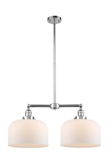 Franklin Restoration Two Light Island Pendant in Polished Chrome (405|209PCG71L)