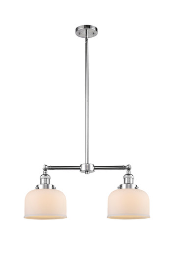 Franklin Restoration Two Light Island Pendant in Polished Chrome (405|209PCG71)