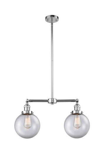 Franklin Restoration LED Island Pendant in Polished Chrome (405|209PCG2028LED)