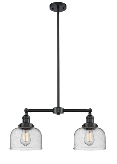 Franklin Restoration Two Light Island Pendant in Oil Rubbed Bronze (405|209OBG74) Franklin Restoration Two Light Island Pendant in Oil Rubbed Bronze (405|209OBG74)