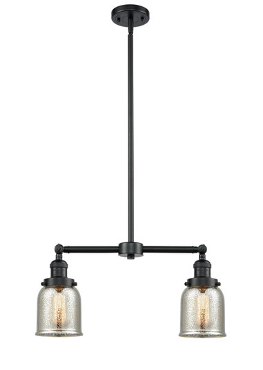 Franklin Restoration Two Light Island Pendant in Oil Rubbed Bronze (405|209OBG58)