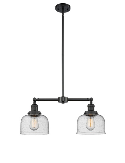 Franklin Restoration LED Island Pendant in Matte Black (405|209BKG74LED)