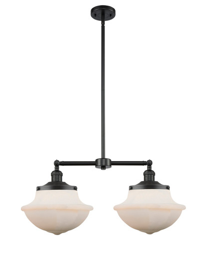 Franklin Restoration LED Island Pendant in Matte Black (405|209BKG541LED)